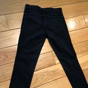Black J Brand Cropped Ankle Jeans size 25